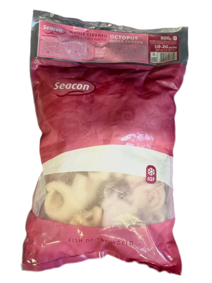 Seacon Octopus 10-20p 80%/ Mustekala 800g - Pakasteäyriäiset - 18219 - 1