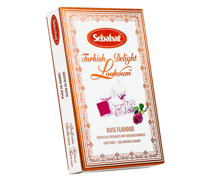 Sebahat Turkish Delight Rose Flavour / Ruusun makuinen lokum 200g - Turkish Delight & Halvat - 16699 - 1