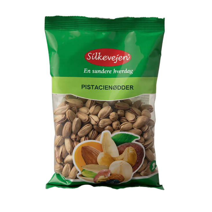 Silkevejen Pistachios R/S/ Paahdetut&suolatut pistaasipähkinä 200g - Pähkinät - 19149 - 1