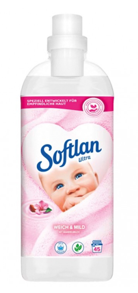 Softlan Softener Weich&Mild/ Huuhteluaine 1L - Pyykinpesuaineet ja -tarvikkeet - 17959 - 1