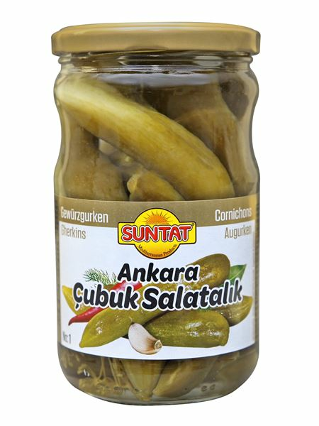 Suntat Ankara Cubuk Salatalik / Suolakurkku mausteliemessä 660ml CAM - Kurkkusäilykkeet - 20669 - 1