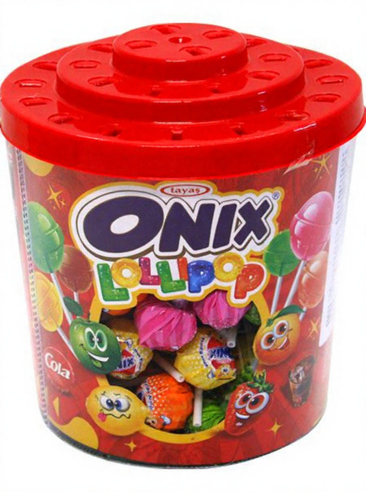 Tayas Onix Lollipop Assorted/ Tikkari 100x11g - Irtomakeiset - 19079 - 1