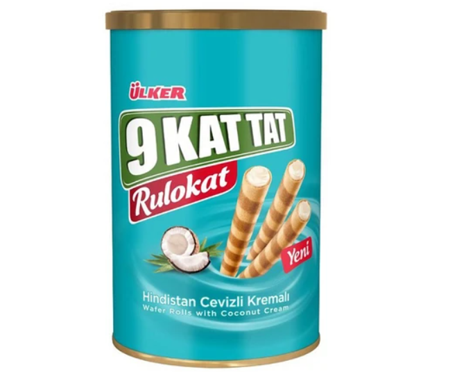 Ulker Wafer with Coconut cream/ Kookos Kierrevohveli 170g - Täytekeksit ja vohvelit - 4819 - 1