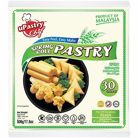 Upastry Spring Roll Pastry / Kevätkääryle taikina 250/30 500g - Suolaiset leivonnaiset - 16759 - 1