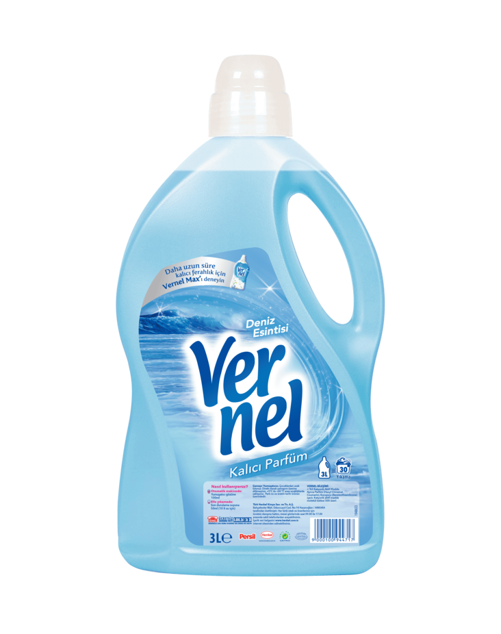 Vernel Kalici Parfum Deniz Esintisi / Huuhteluaine 3L - Pyykinpesuaineet ja -tarvikkeet - 7679 - 1