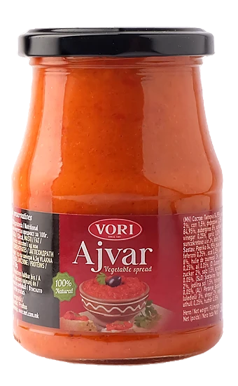 Vori Ajvar Mieto paprika- munakoisotahna 690g CAM - Tomaatti- ja paprikasäilykkeet - 20139 - 1