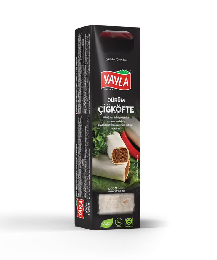 Yayla Cig Köfte Wrap/ Lihattomat raa'at lihapullat 180g - Valmisruokasäilykkeet - 21279 - 1