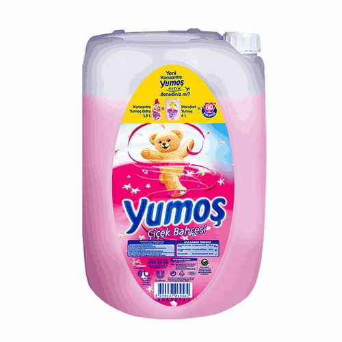 Yumos Cicek Bahcesi / Huuhteluaine vaalepunainen 5L - Pyykinpesuaineet ja -tarvikkeet - 6329 - 1