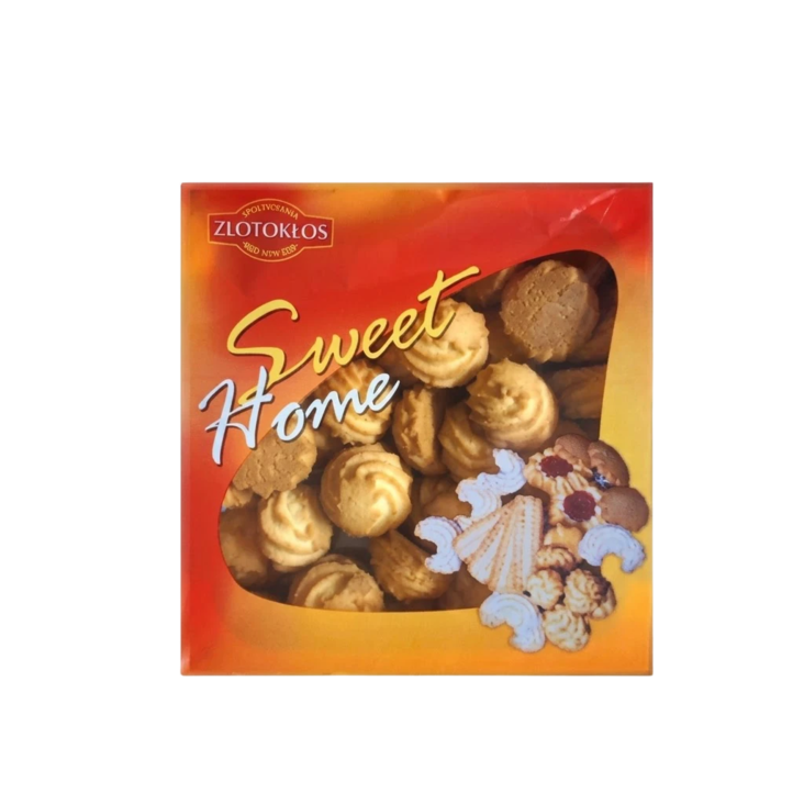 Zlotoklos Cookies with Coconut Flakes/ Keksi Kookoshiutaleilla 400g - Täytekeksit ja vohvelit - 19769 - 1