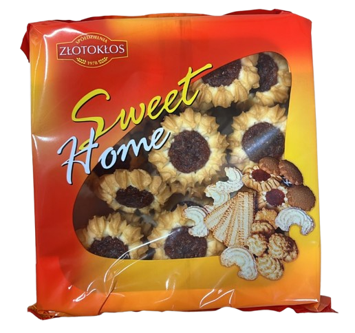 Zlotoklos Cookies with Fruit / Hedelmätäytekeksi 400g - Täytekeksit ja vohvelit - 21419 - 1